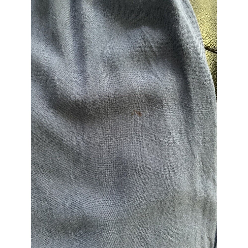 Converse Pleated Flowy Skater Mini Tank Dress Medium Blue Gray Rayon Athleisure - Picture 16 of 16